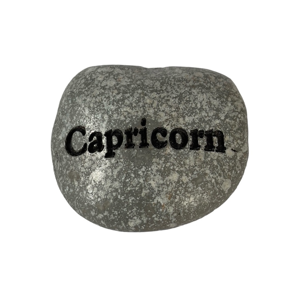 Zodiac Sign Capricorn Decorative Engraving Stone